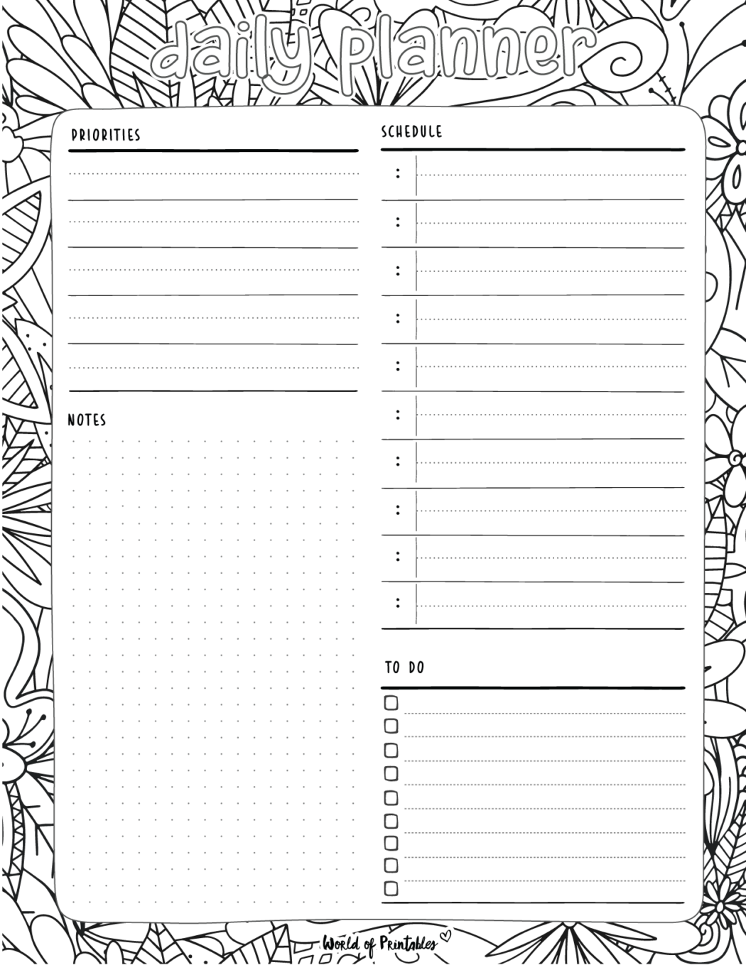Download Daily Planner Templates Pdf World Of Printables