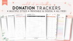 Donation Tracker Templates - World of Printables
