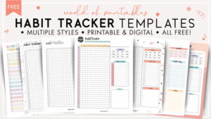 Free Printable Habit Tracker PDF - World of Printables