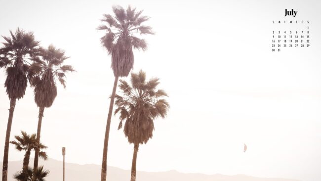 July Background Wallpaper Aesthetic