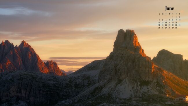 June Wallpaper rocky mountains