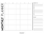 FREE Printable Monthly Planners - World of Printables