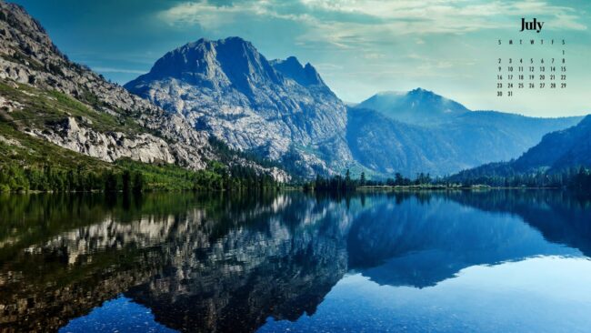 Mountain July Wallpaper 2023