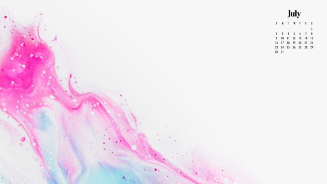 Pretty July Wallpaper 2023