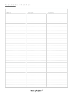 Password Logs - 25 Free Password Templates - World of Printables