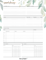 Download Personal Planner Templates PDF - World of Printables