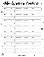 Blood Pressure Trackers - World of Printables