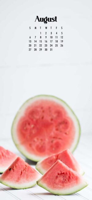 Cute August Wallpaper iPhone