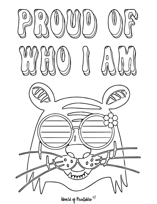 Fun Tiger Coloring Pages Printable