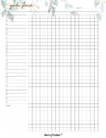 Garden Planner Templates - World of Printables