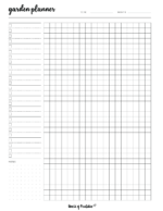 Garden Planner Templates - World of Printables