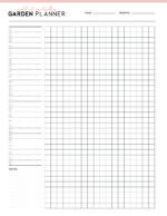 Garden Planner Templates - World of Printables