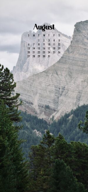 Mountain August Wallpaper 2023