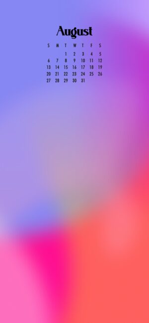 Pretty August Background Wallpaper