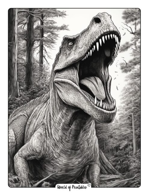 Dinosaur Coloring Page 16