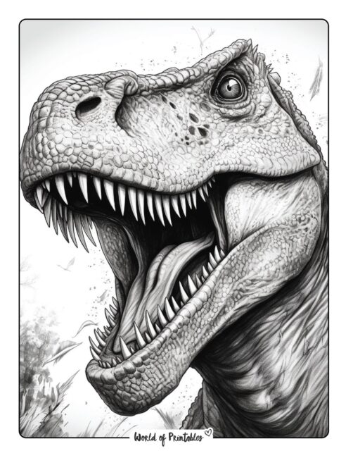 Dinosaur Coloring Page 17