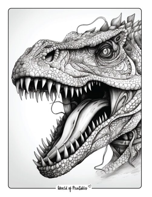 Dinosaur Coloring Page 21