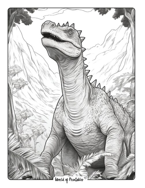 Dinosaur Coloring Page 24