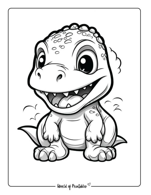 Dinosaur Coloring Page 29