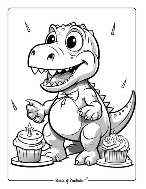 Dinosaur Coloring Page 35
