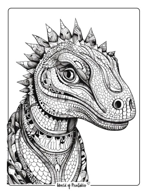 Dinosaur Coloring Page 61