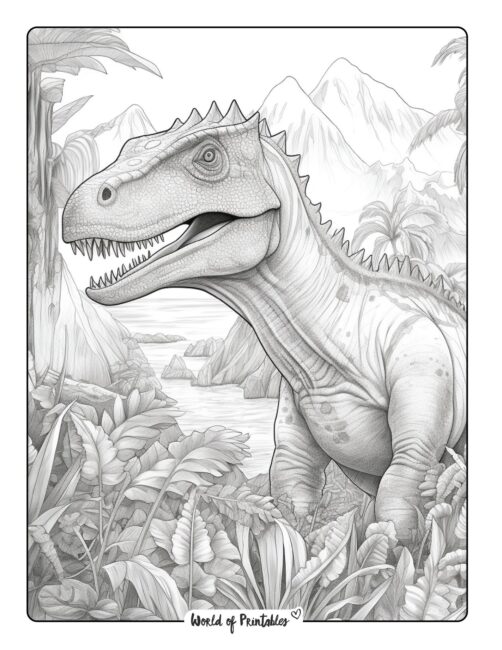 Indominus Rex Coloring Pages, Activity Shelter