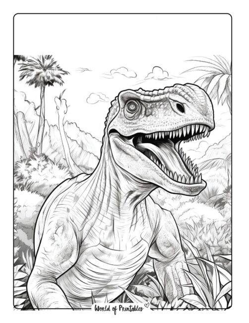 Dinosaur Coloring Page 69