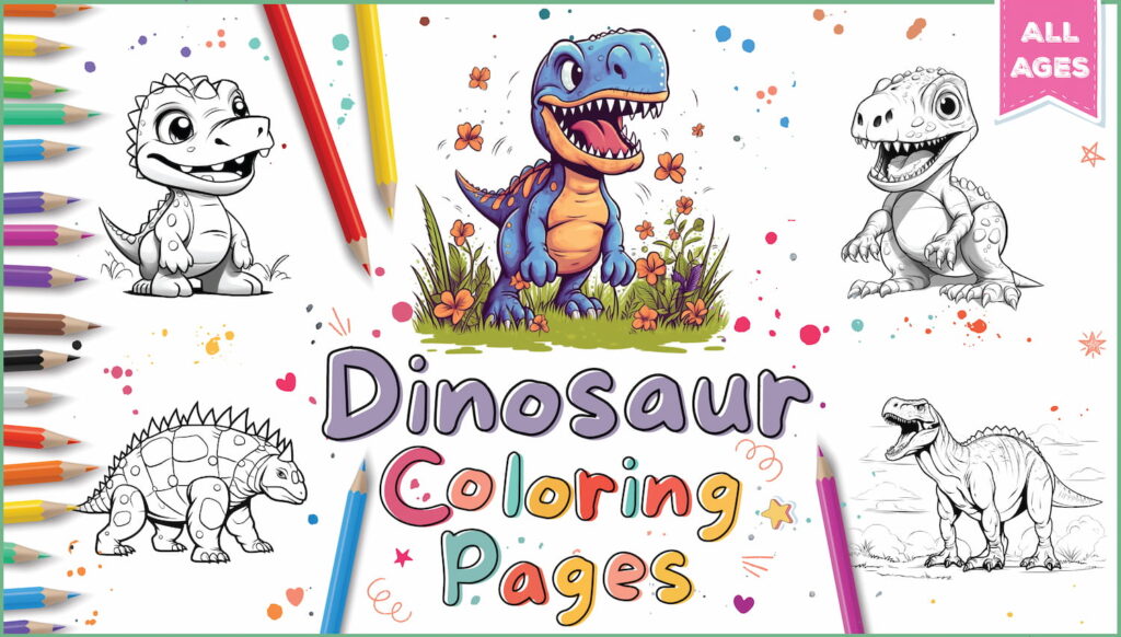 printable dinosaur coloring pages