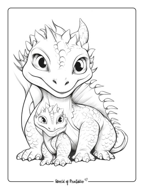 Dragon Coloring Page 16