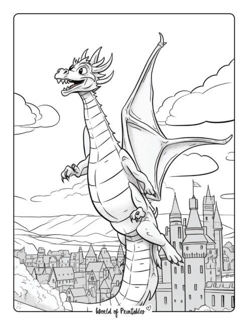Dragon Coloring Page 26