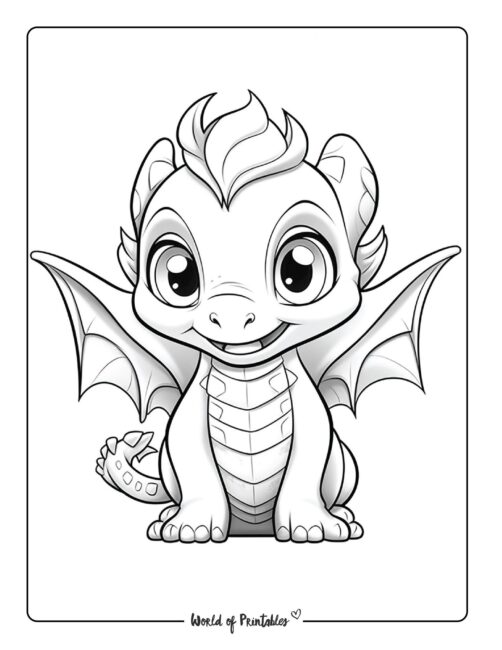 Dragon Coloring Page 45