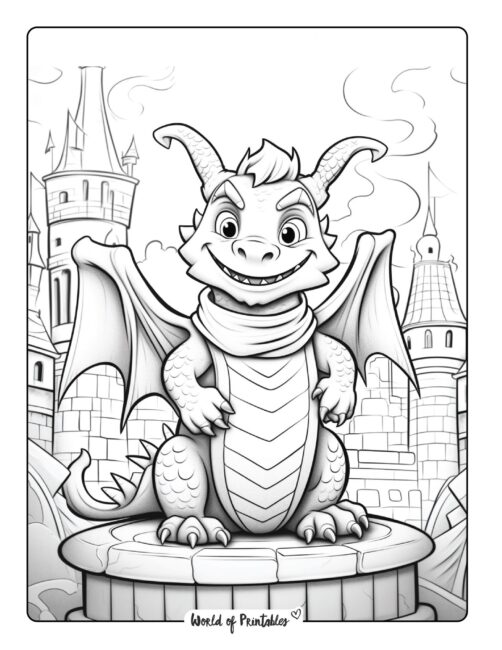 Dragon Coloring Page 47