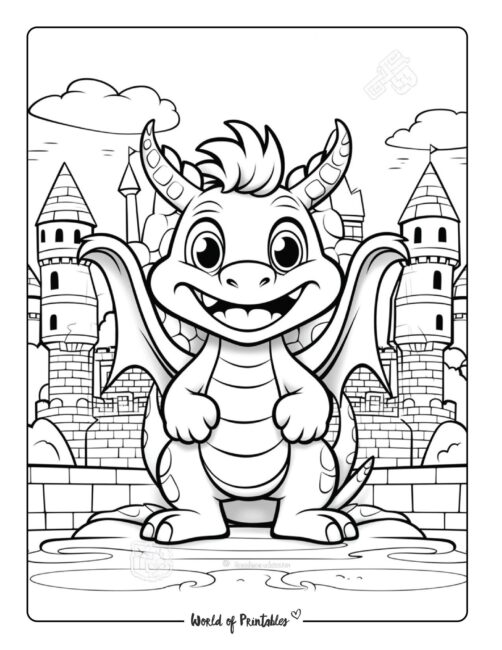Dragon Coloring Page 56