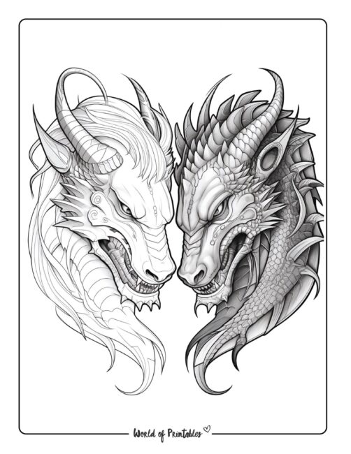 Dragon Coloring Page 63