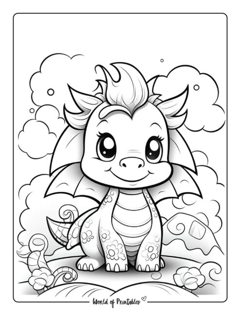 Dragon Coloring Page 85
