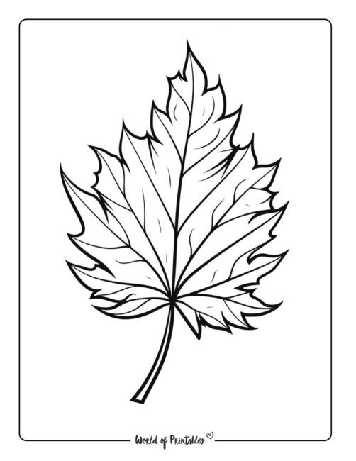 Fall Coloring Page 12