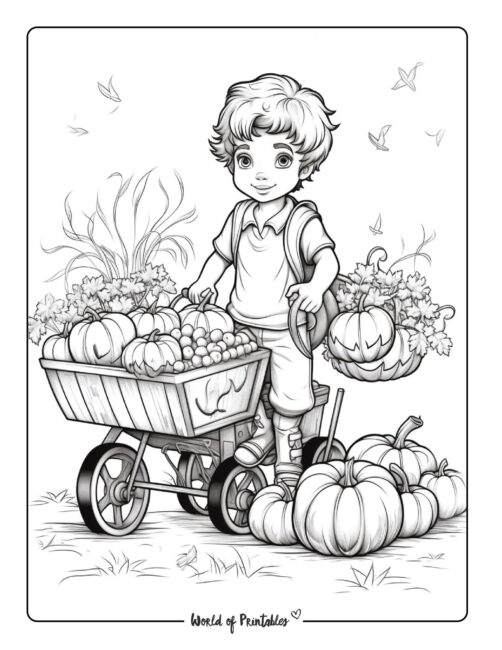 Fall Coloring Page 41