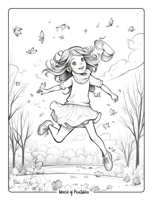Fall Coloring Page 50