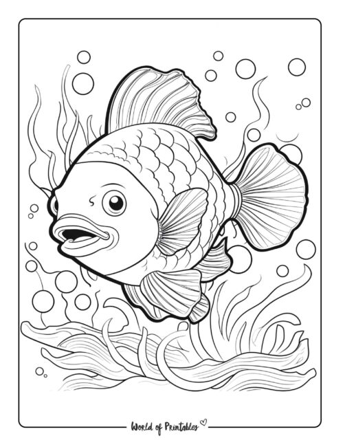 Fish Coloring Page 19