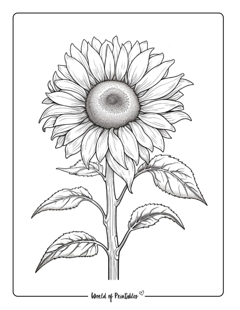 230 Best Flower Coloring Pages For Kids & Adults