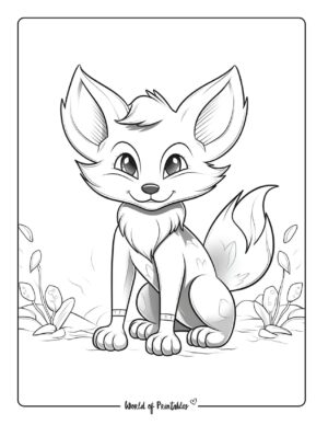 Fox Coloring Pages For Kids & Adults - World of Printables