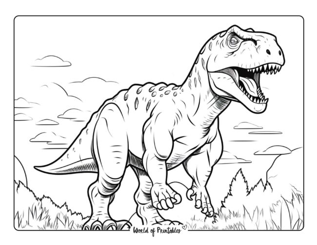 Gigantosaurus Coloring Page 3