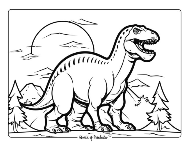 Gigantosaurus Coloring Page