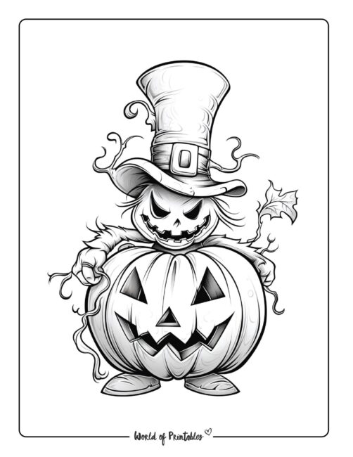 Halloween Coloring Page 109