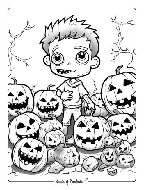 Halloween Coloring Page 158