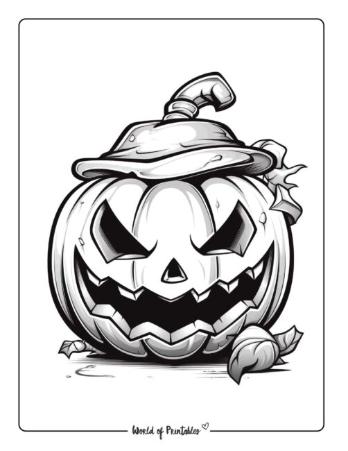 Halloween Coloring Page 74