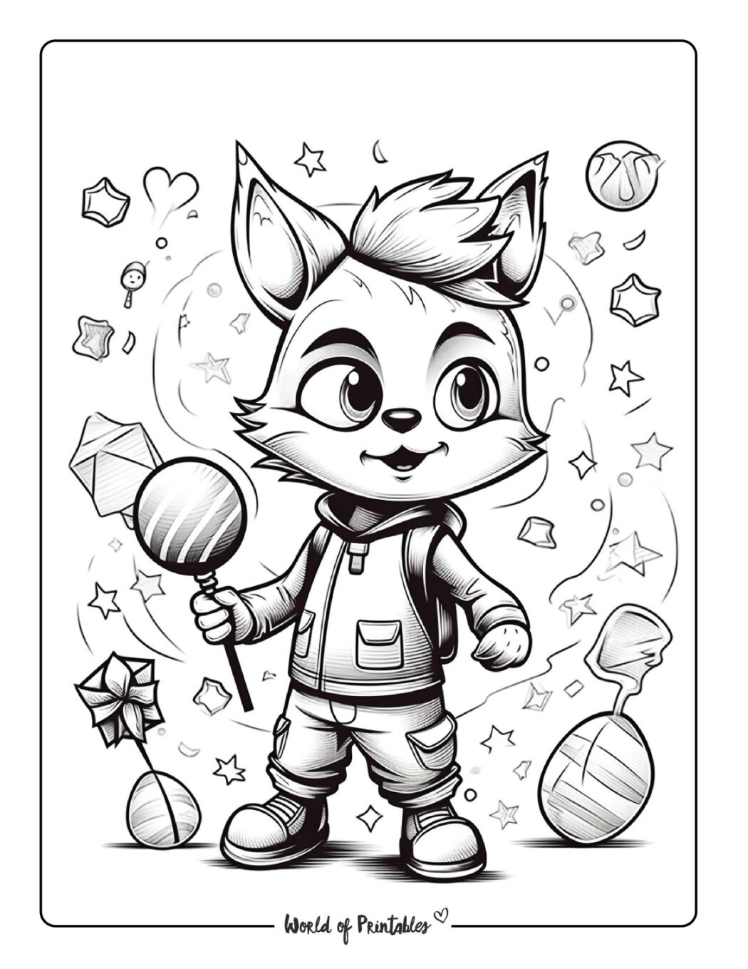 Happy Birthday Coloring Pages - World of Printables
