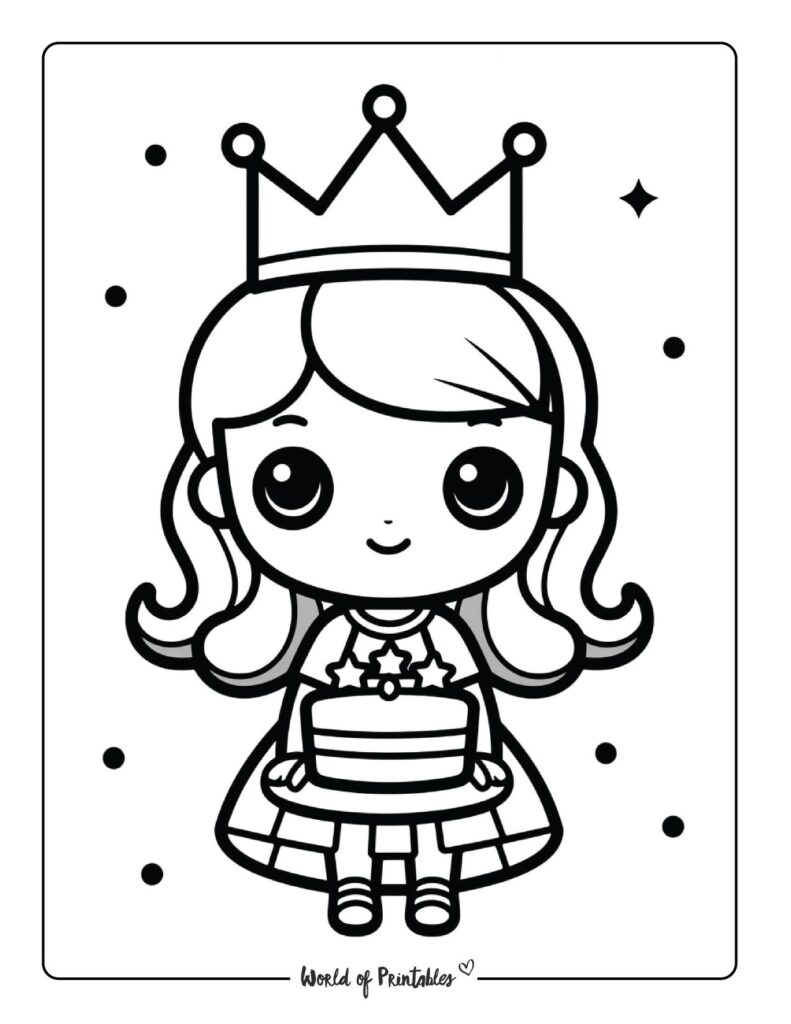 Happy Birthday Coloring Pages - World of Printables