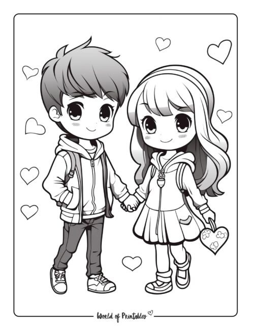 Heart Coloring Page 17