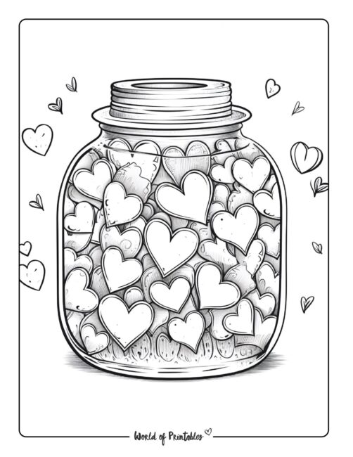 Heart Coloring Page 35
